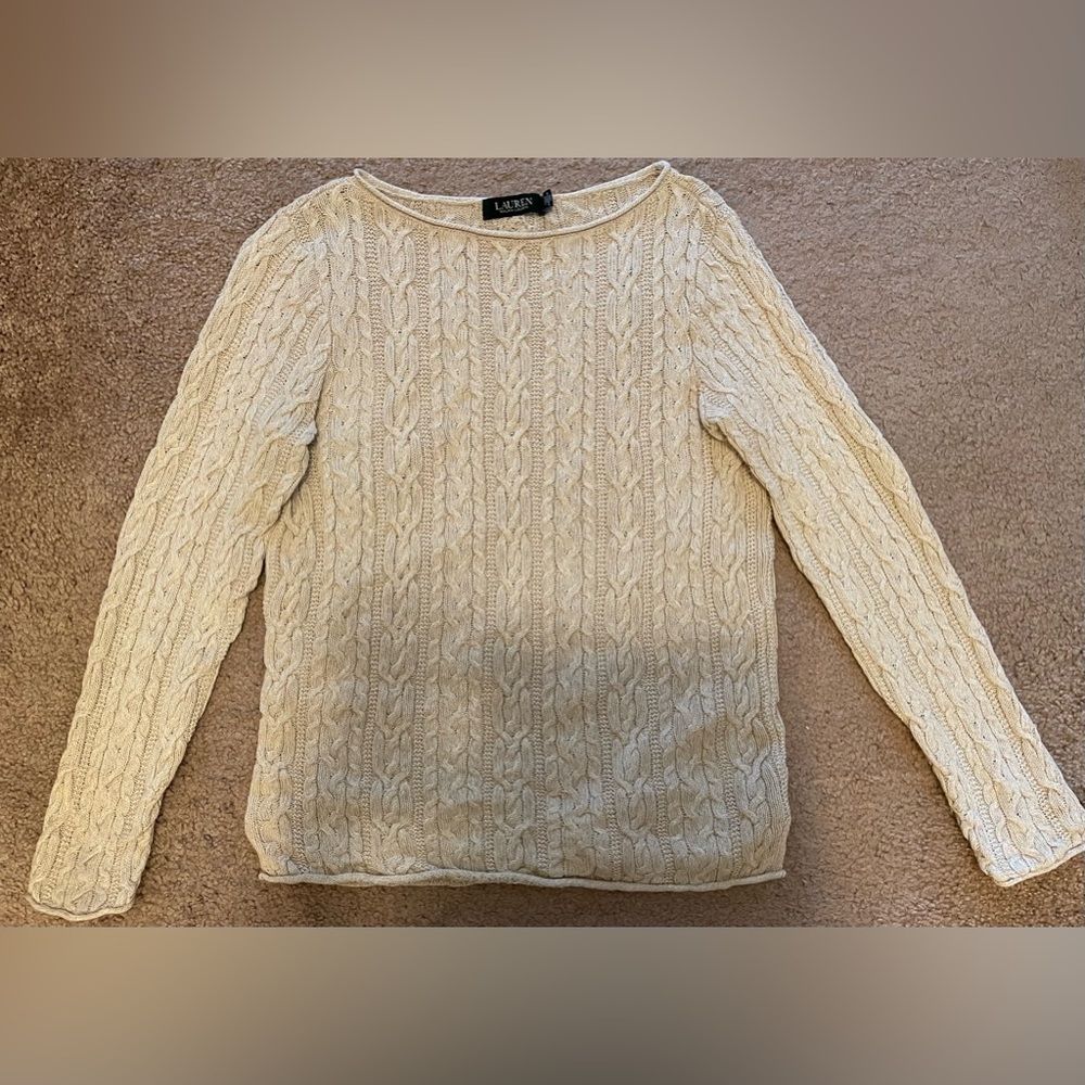 Lauren Ralph Lauren Boat Neck Knit Top